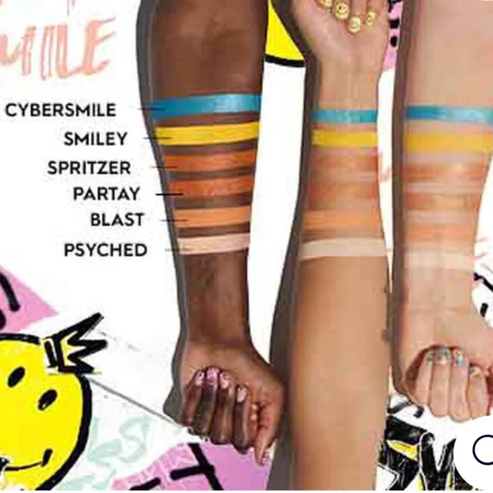 NIB URBAN‎ DECAY Limited Edition “Mucho Happy” Smiley Mini Palette